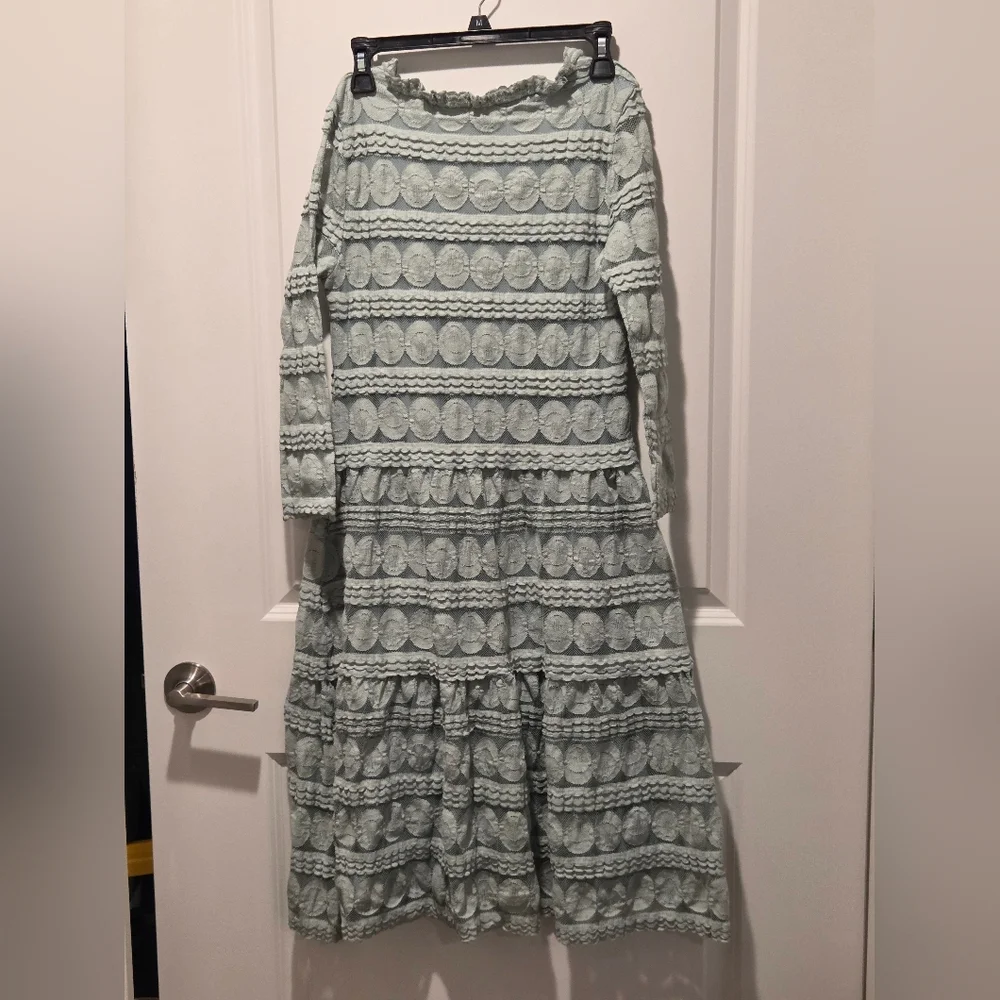 Sundance Soft Blue Lace Dress - Picture 3 of 3